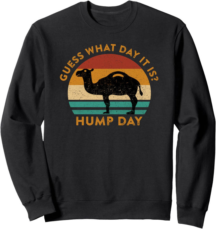 Rate mal, welcher Tag es ist Buckeltag Lustiges Mittwoch Sweatshirt