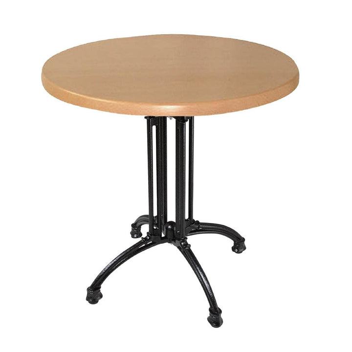 Bolero Dekorativer Tischfuss, Schwarz, Gusseisen, 720(H)x620(B)mm. Gewicht: 15 kg, für den Innen- un