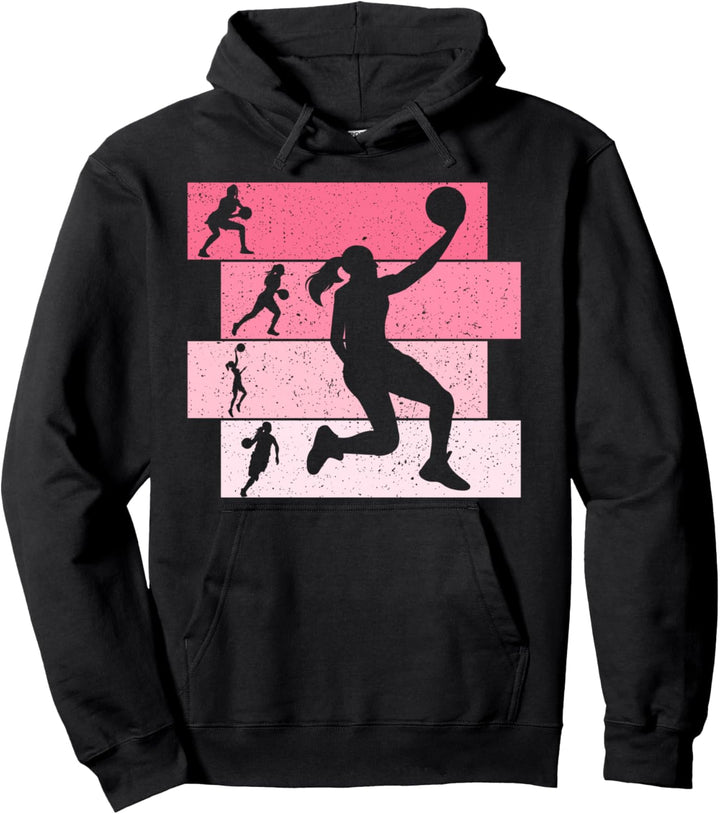 Basketball Mädchen Basketballerin Damen Kinder Pullover Hoodie