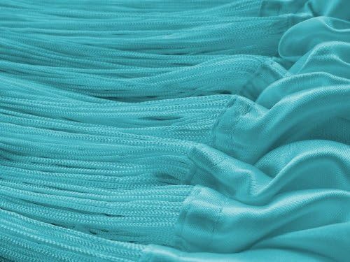 Kaikoon Fadenvorhang Fadenstore Messe B1 schwer entflammbar 150 cm x 300 cm hellblau Neu