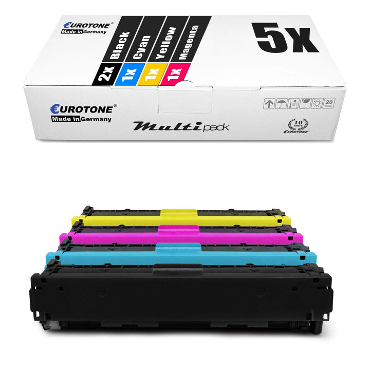 5X Müller Printware XXL kompatibler Toner für HP Color Laserjet Pro MFP M 277 dw n ersetzt CF400X-03