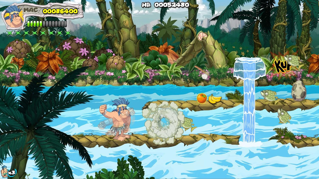 New Joe &amp; Mac: Caveman Ninja - T-Rex Edition [PS4] PlayStation 4, PlayStation 4