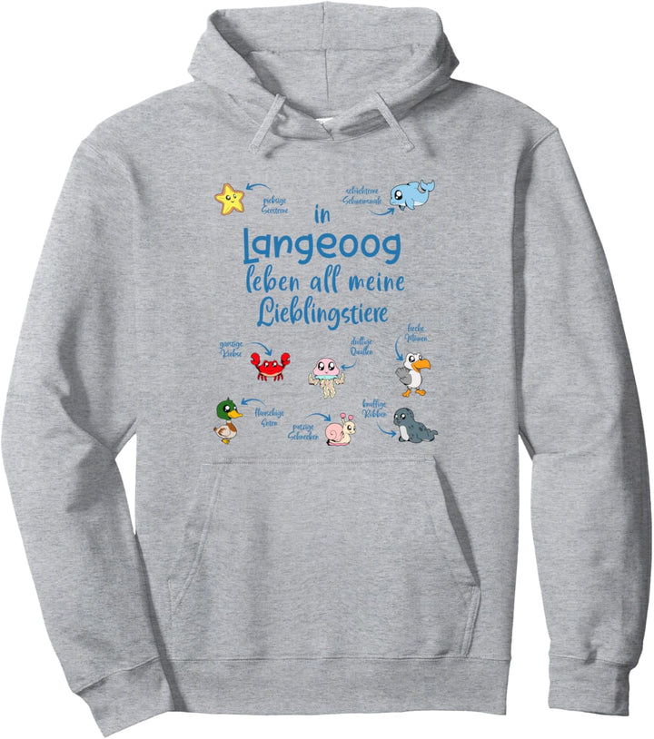 Meine Lieblingstiere in Langeoog Pullover Hoodie
