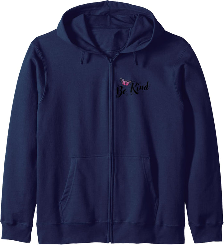 Be Kind Schmetterling Kapuzenjacke
