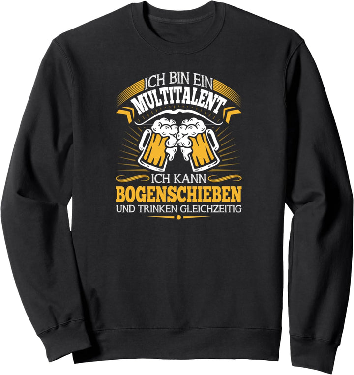 Bogenschütze Lustig Bogensport Sprüche Bogenschiessen Sweatshirt