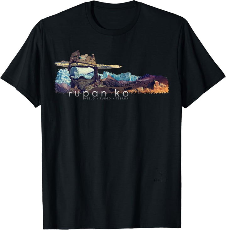 Bezwinger der Berge, Eis und Gletscher Anden Alaska Wanderer T-Shirt