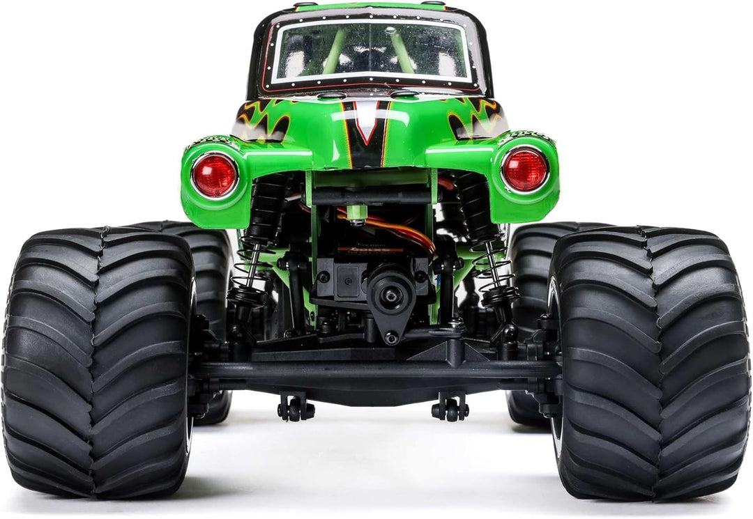 1/18 Mini LMT Grave Digger 2S 4X4 RTR Brushed Monster Truck (Battery & Charger Included), Green