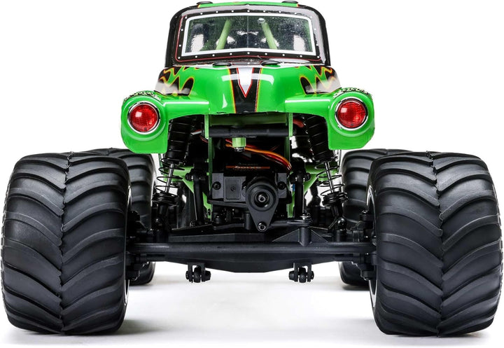1/18 Mini LMT Grave Digger 2S 4X4 RTR Brushed Monster Truck (Battery & Charger Included), Green