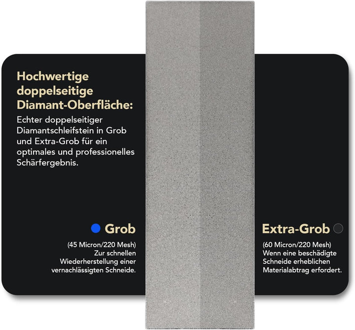 DMT D6CX DTM, Dia-Sharp Bench Stone, Messerschärfer, Schleifstein, Schleifgerät, Diamant, Mehrfarbig