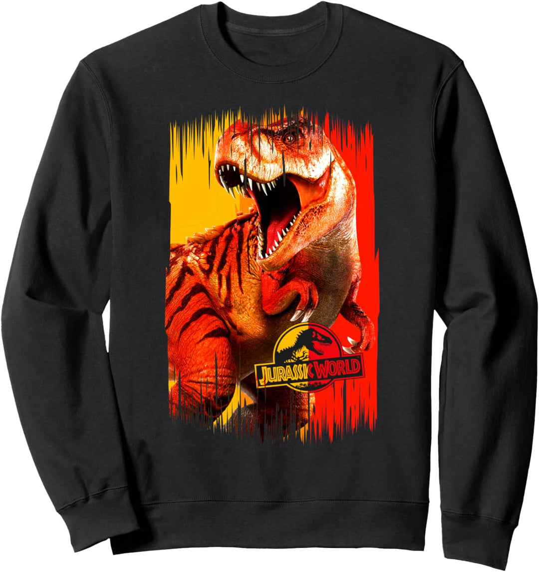 Jurassic World T-Rex Paint Swipe Poster Sweatshirt