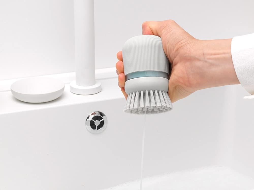 Brabantia Spülbürste, Kunststoff, Hellgrau, Einheitsgrösse Light Grey, Light Grey