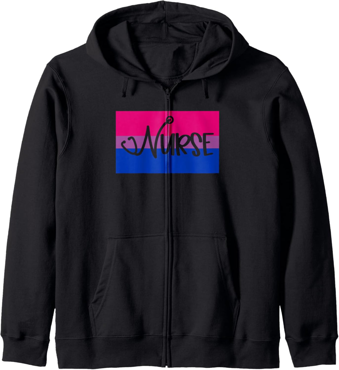 Registered Nurse Appreciation Gay Bisexual Pride Flag Life Kapuzenjacke