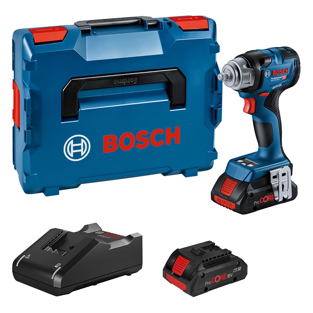 Bosch Professional 18V System Akku Drehschlagschrauber GDS 18V-320 C (320 Nm Anziehmoment und 540 Nm