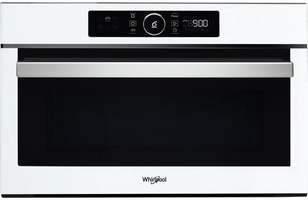 Whirlpool AMW 730 WH – Mikrowelle (Auftauen, Grill, Microwelle, 556 x 550 x 380 mm, Edelstahl)