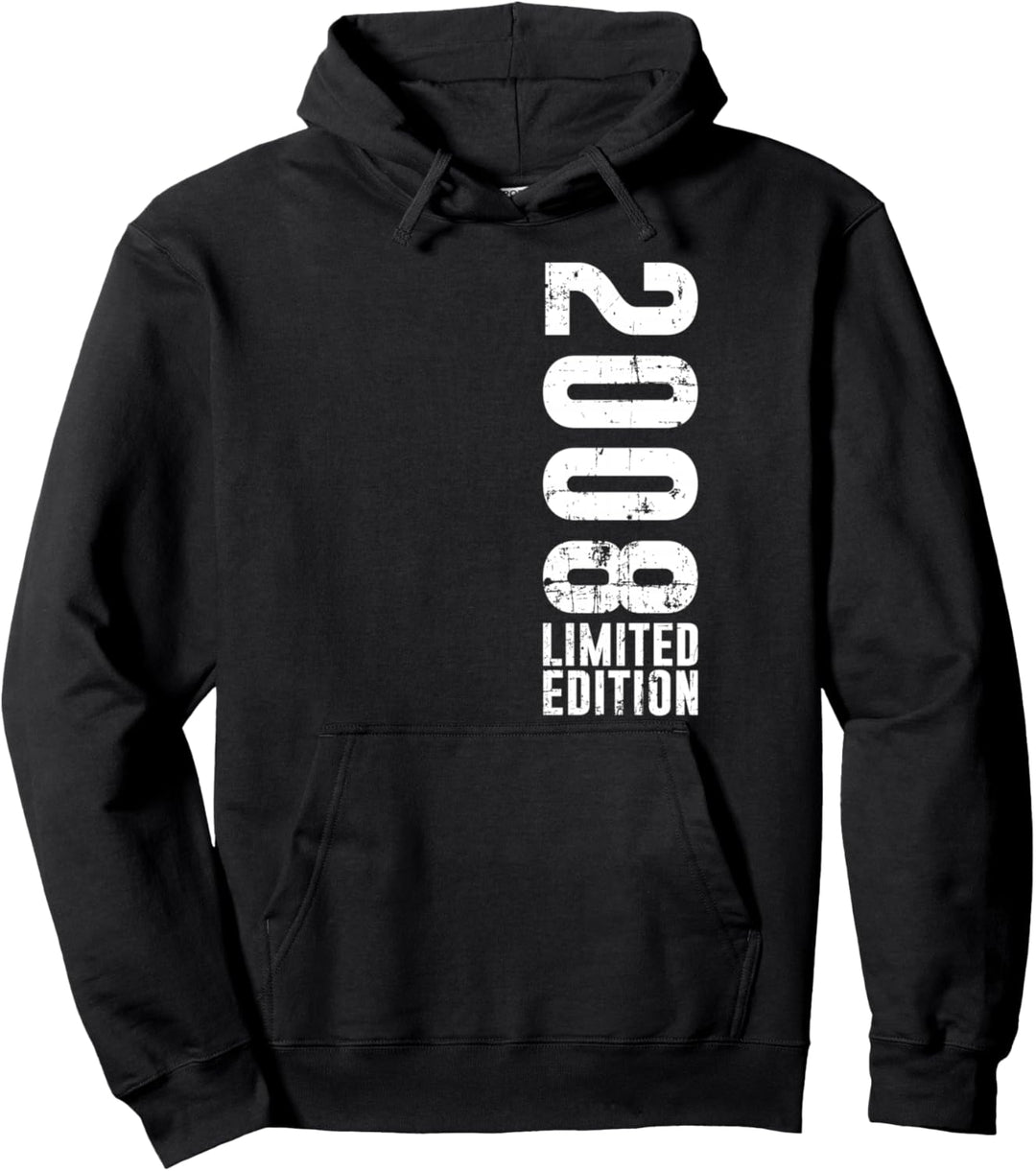 Geburtstag Design Limited Edition und Vintage 2008 Pullover Hoodie
