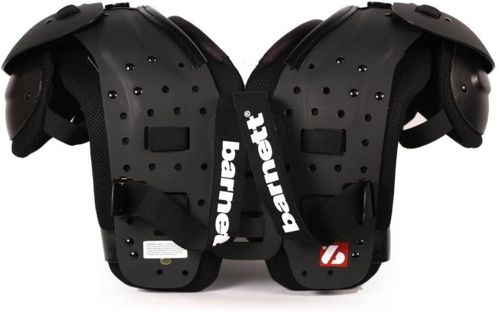 Shoulderpad Mark III American Football Schulterschutz Profi, Farbe schwarz, L