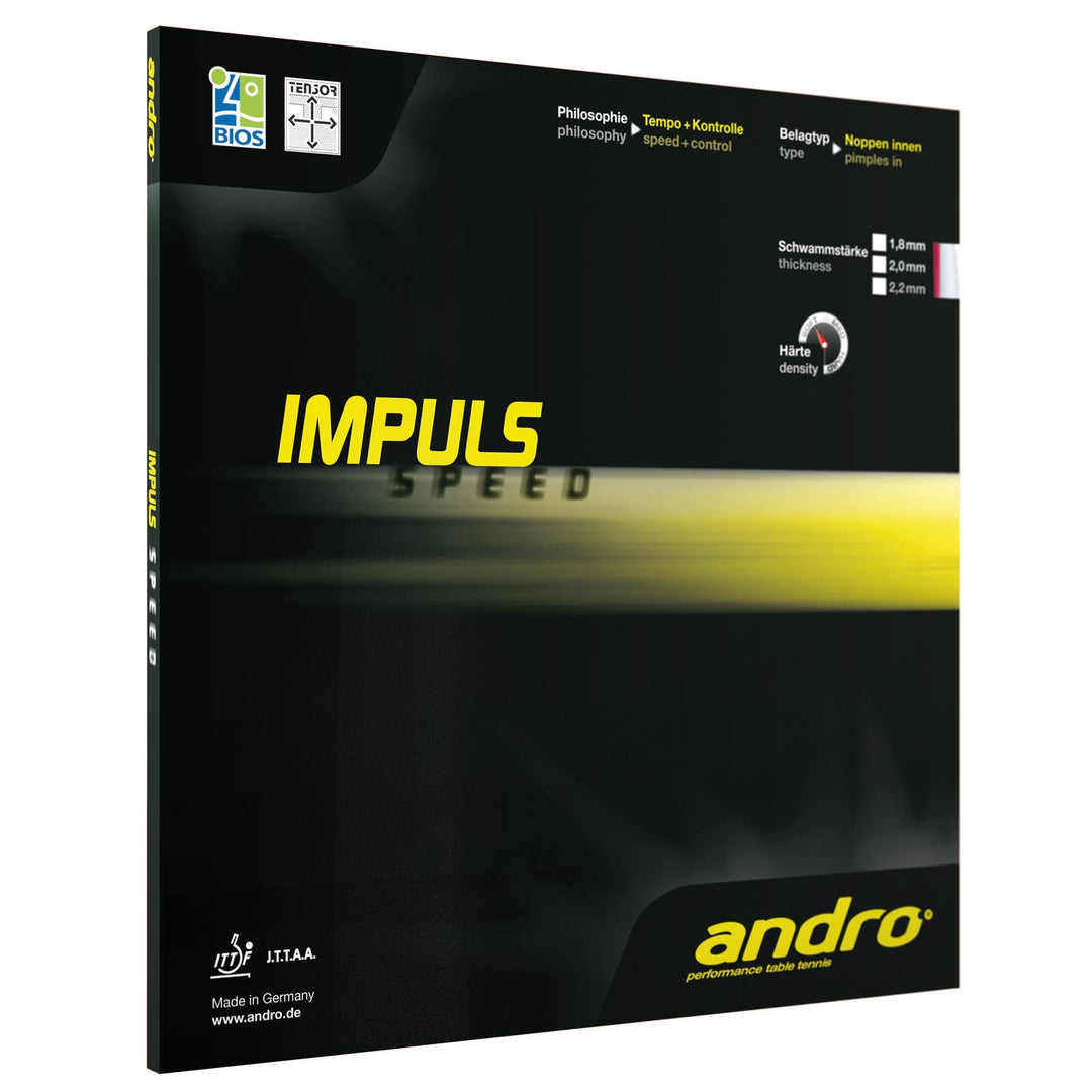 Andro Belag Impuls Speed rot 1,8 mm, rot 1,8 mm