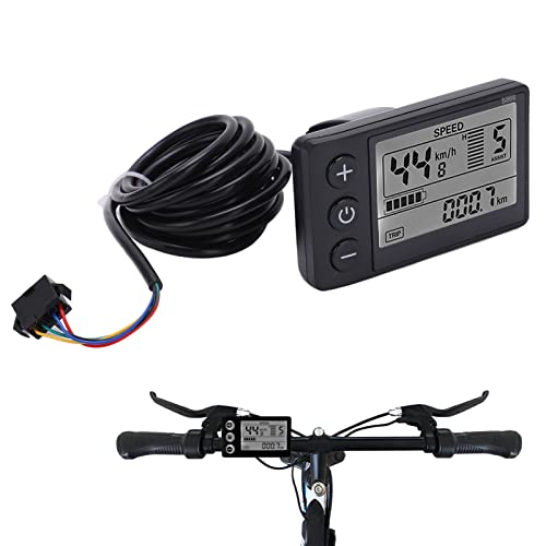 Elektrisches Fahrrad-Display, LCD-Messgerät, Fahrrad-Geschwindigkeitsmesser, E-Bike-Roller-Computer,