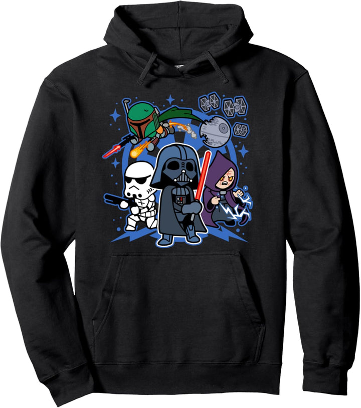 Star Wars Vader Kawaii Chibi Team Empire Pullover Hoodie