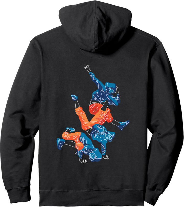 Breakdance 80er Battle Posen Pullover Hoodie
