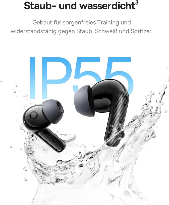 Baseus EP10 Pro In Ear Kopfhörer Bluetooth Noise Cancelling, Bluetooth Kopfhörer mit -50 dB Geräusch