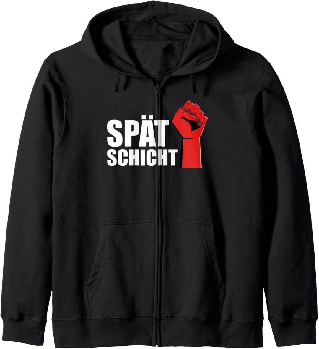 Spätschicht Nachtdienst Nachteule Schichtarbeiter Beruf Kapuzenjacke