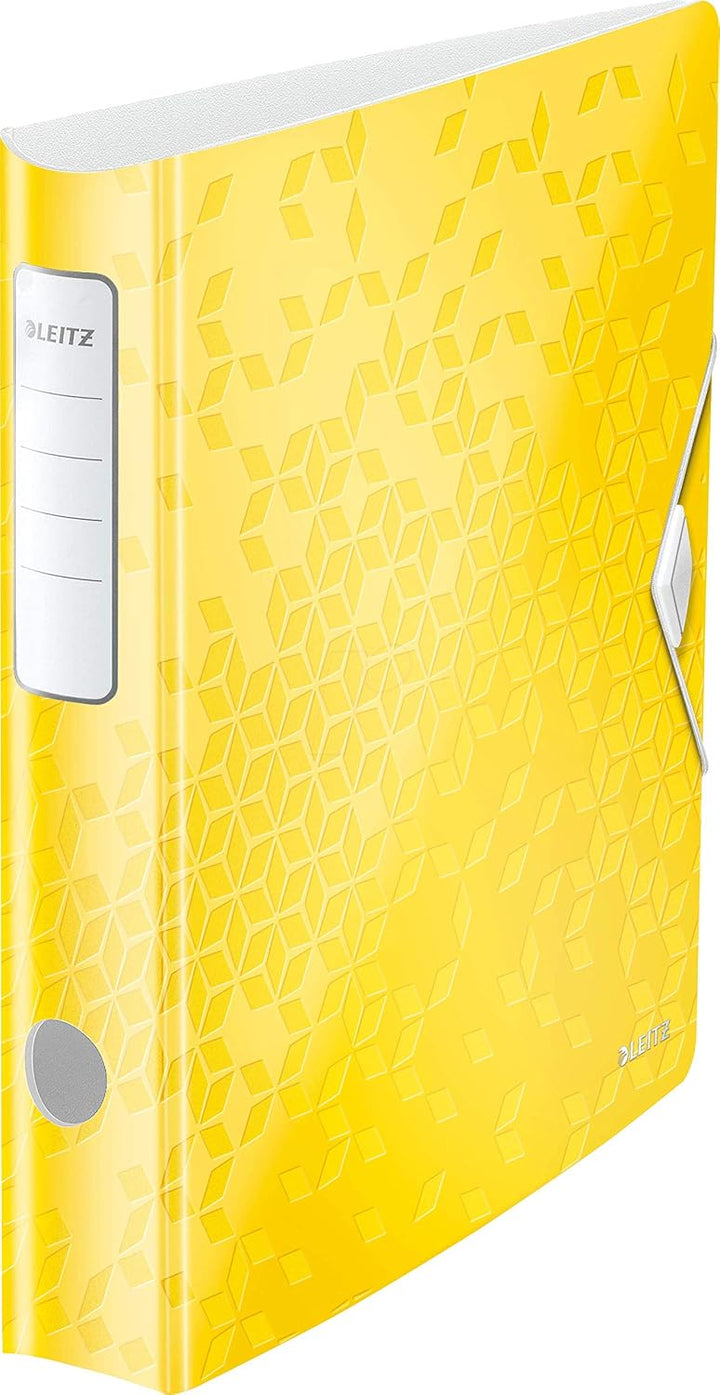 Leitz Wow Schreibtisch Accessoires Ablage Paket schwarz weiss (Ordner Paket, Metallic Gelb)