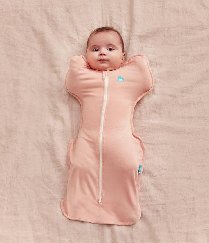 Love to Dream Swaddle UP, Neugeborene 2,2–3,8 kg – Rouge, eng anliegende Passform, unterstützt gesun