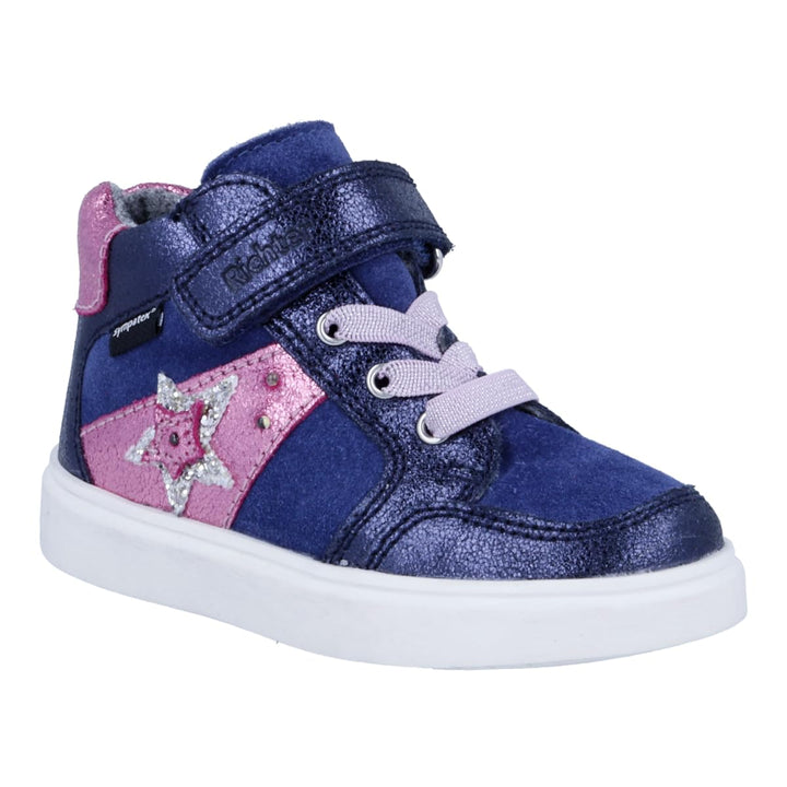 Richter Kinderschuhe Mädchen Flora Sneaker 35 EU Marine Nauti Cand Si, 35 EU Marine Nauti Cand Si