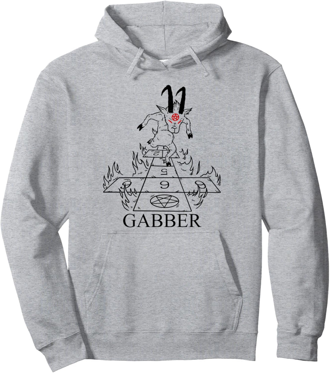 Gabber Wear Okkult Uptempo Gabber Pullover Hoodie