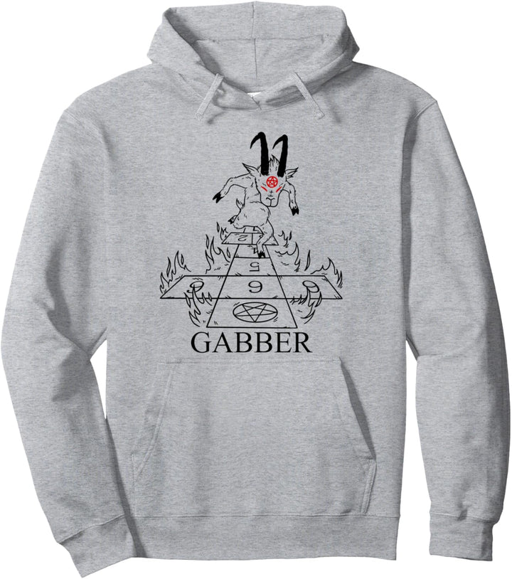 Gabber Wear Okkult Uptempo Gabber Pullover Hoodie