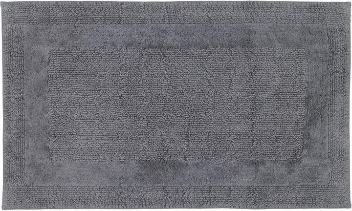 Cawö Badteppiche Luxus Badteppich 1000 anthrazit - 774 70x120 cm, 70x120 cm
