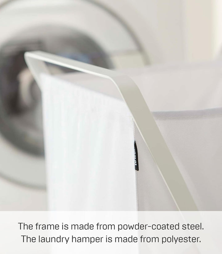 Laundry Basket - Tower - white Weiss, Weiss