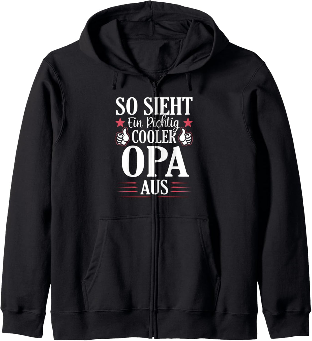 So sieht ein richtig cooler Opa aus Enkelin Oma Weltbester Kapuzenjacke