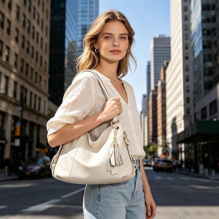 NICOLE &amp; DORIS Damen handtasche Umhängetasche mit grosser Kapazität Weiche Ledertasche shopper Neue