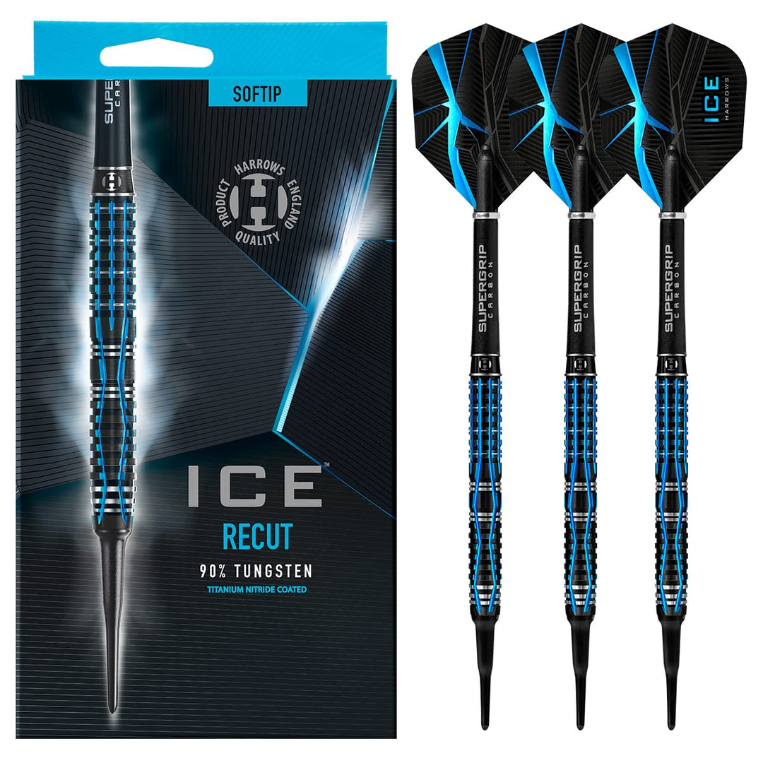 Harrows Darts Ice Recut 90% Tungsten Softdarts 20 Gramm, 20 Gramm