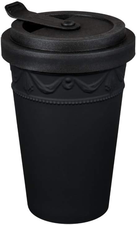KPM Berlin Kurland To-Go Becher Duo-Set 2tlg., Porzellan, Kaffeebecher, Teebecher, handmade, schwarz