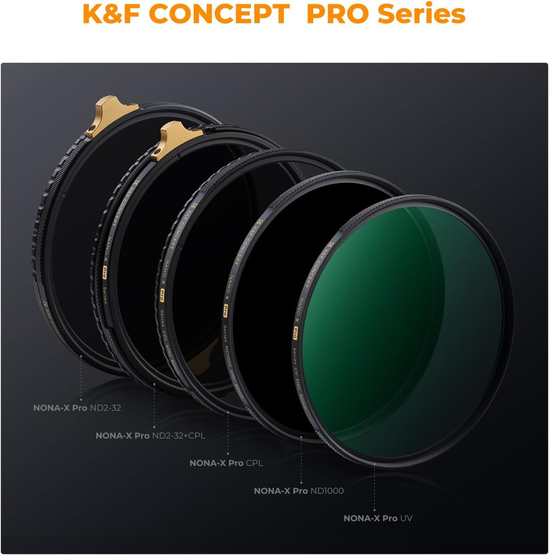 K&amp;F Concept Nano-X PRO Serie Polfilter 95mm, Flaggschiff-CPL Filter,Slim Zirkularer Polfilter Polari