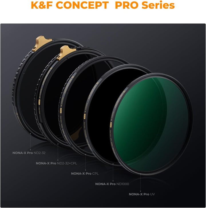 K&amp;F Concept Nano-X PRO Serie Polfilter 95mm, Flaggschiff-CPL Filter,Slim Zirkularer Polfilter Polari