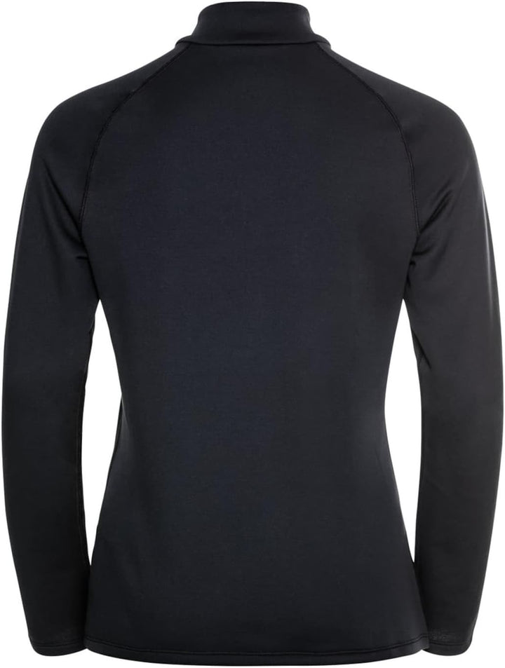 Odlo Damen Besso_542471 Mid Layer mit Reissverschluss XS Schwarz, XS Schwarz
