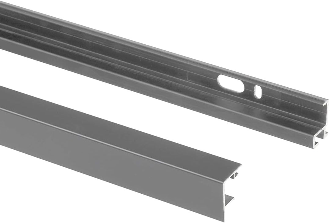 Kesseböhmer Linero style Küchenreling Edelstahloptik 1800 x 22 x 29 mm Alu Relingsystem von SOTECH P