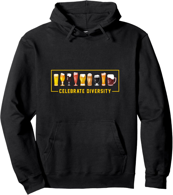 Feiern Vielfalt Bier Arten Sorten Biersorten Saufen Geschenk Pullover Hoodie