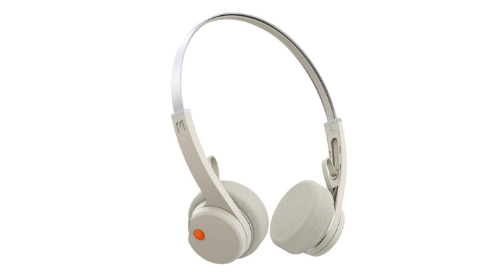 MONDO Freestyle On-Ear Bluetooth Headphones, Greige, Greige