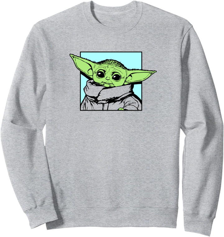 Star Wars: The Mandalorian The Child Simple Square Sweatshirt