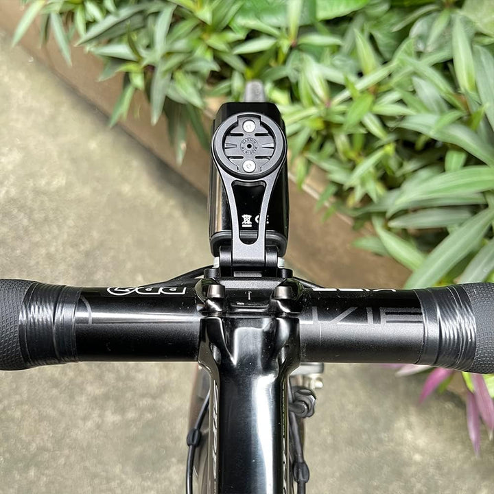 Cestbon Out Front Mount Compatible with Garmin Edge Wahoo Elemnt Bryton Stages Hammerhead Adjustable