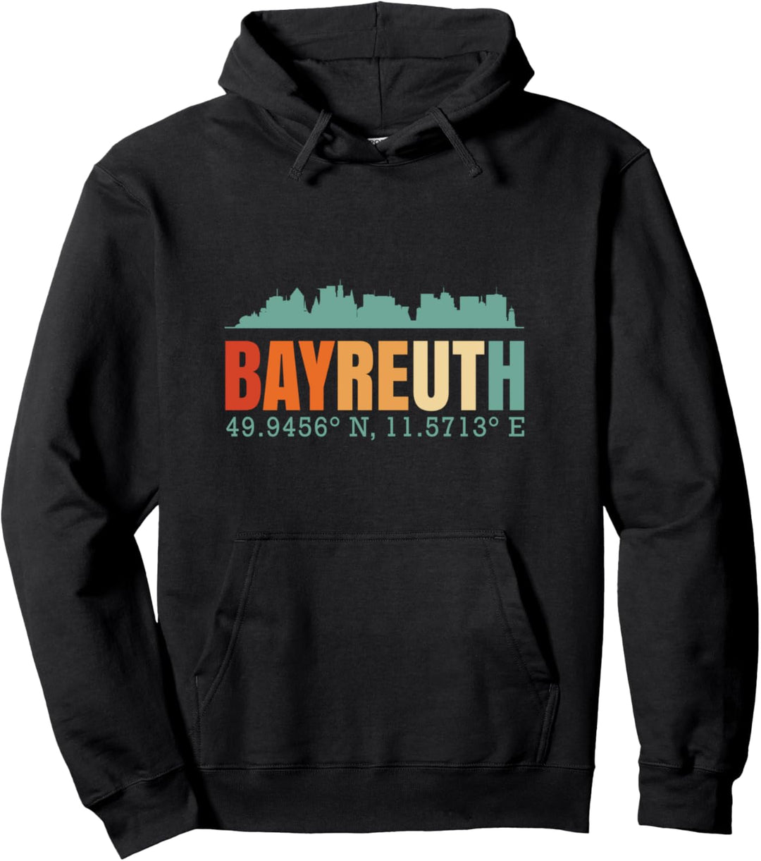 Skyline von Bayreuth Pullover Hoodie