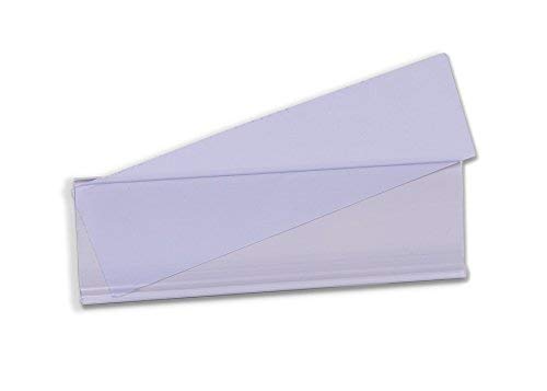 Selbstklebende Etikettenhalter für Einstecketiketten 300 mm Breit/Tickethalter/Etiketten Halter (107