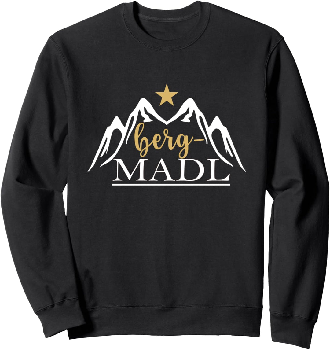Berg Madl Wander Women Bergsteigerin Geschenk Wander Sweatshirt