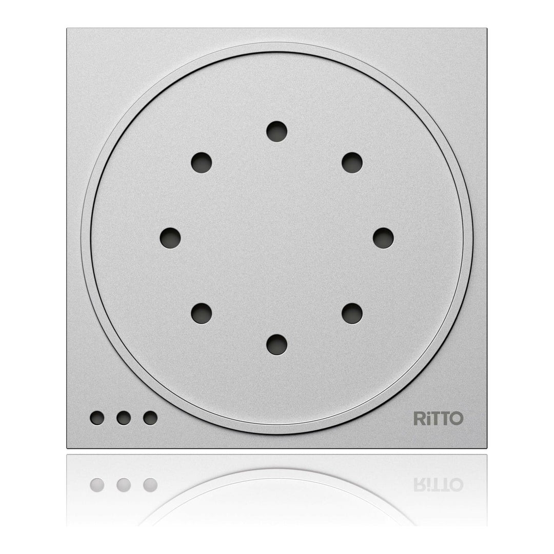 Ritto 1875920 Portier Türsprechmodul, silber, Türsprechanlage - Made in Germany