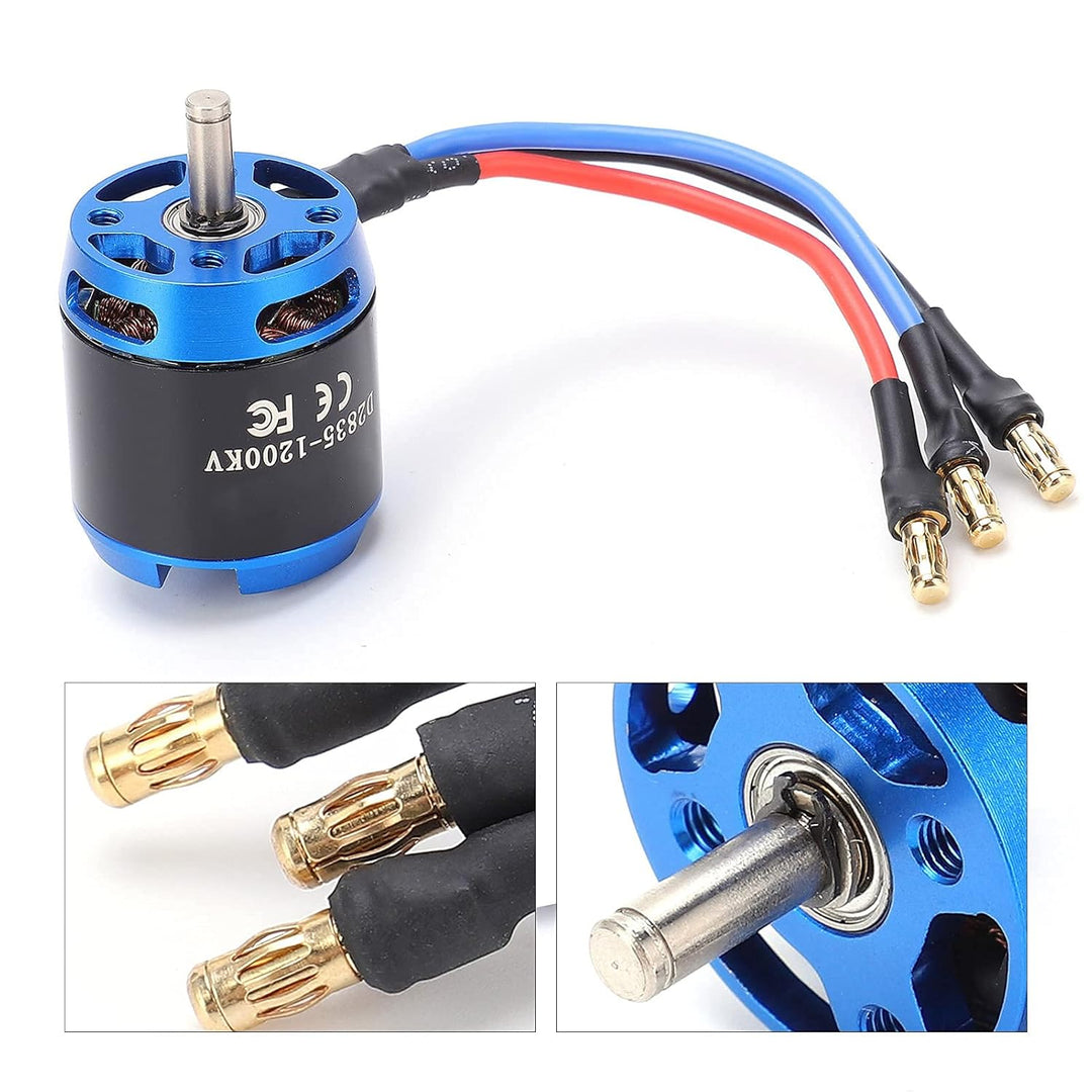 Bürstenloser Motor, Verschleissfester Langlebiger Hobbyhh 2835 1200Kv Langlebiger Bürstenloser Metal